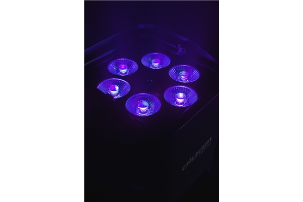 Algam Lighting - EVENTPAR612-HEX-IP 6x12W RGBWA-UV IP65 a Batteria