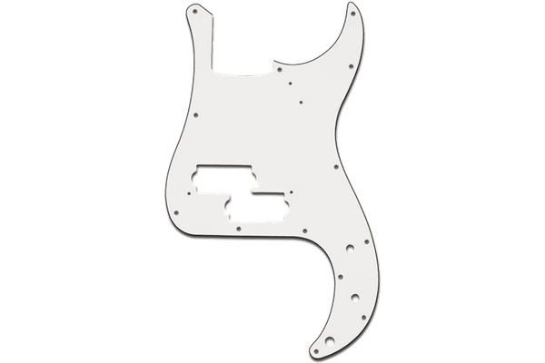 Yellow Parts - EZ1106W Battipenna Precision Bass® Style Bianco