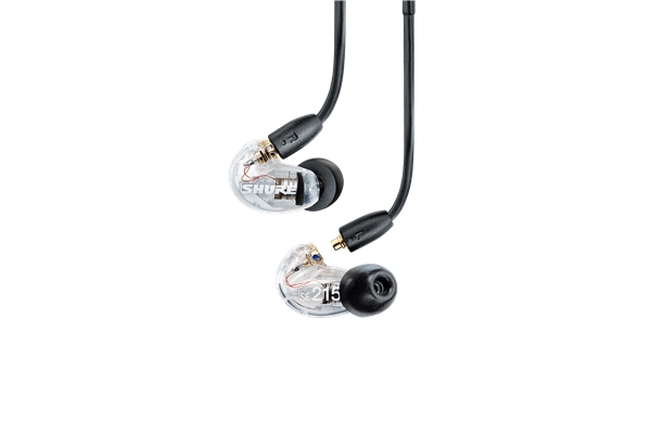 Shure - SE215DYCL+UNI-EFS AONIC 215 Auricolari colore trasparente