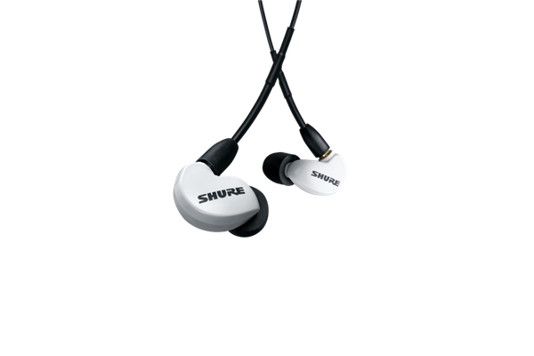 Shure - SE215DYWH+UNI-EFS AONIC 215 Auricolari colore bianco