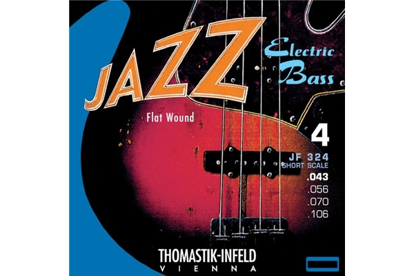 Thomastik - Jazz Round Wound JR324 set basso 4 corde