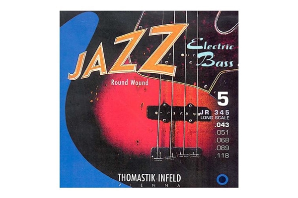 Thomastik - Jazz Round Wound JR345 set basso 5 corde