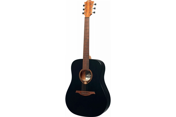 Lag - T70D-BLS Chitarra Acustica Dreadnought Black Satin