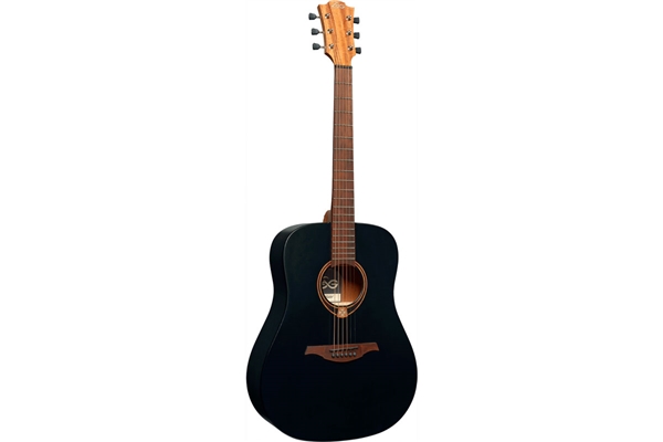 Lag T70D-BLS Chitarra Acustica Dreadnought Black Satin