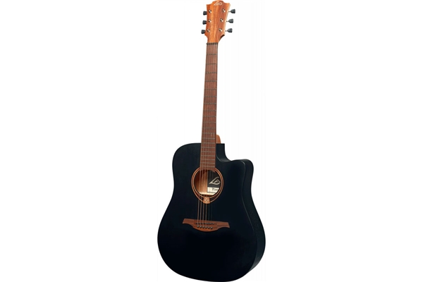 Lag - T70DCE-BLS Chitarra Acustica Dreadnought Cutaway EQ Black Satin