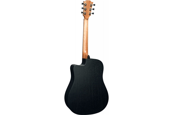 Lag - T70DCE-BLS Chitarra Acustica Dreadnought Cutaway EQ Black Satin