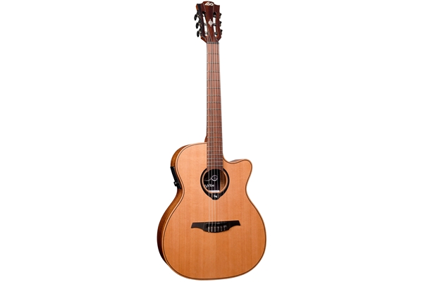 Lag - HyVibe 10 HV10-N-ACE Chitarra Acustica Smart Auditorium Cutaway Nylon