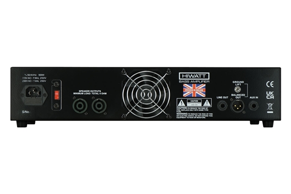 Hiwatt - Bulldog 440 Studio testata per basso 440 W versione studio