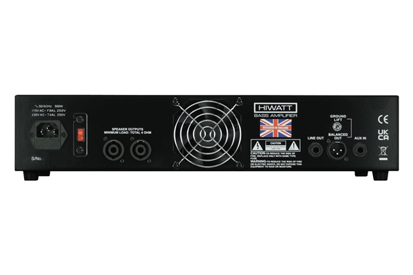 Hiwatt - Bulldog 770 Studio testata per basso 770 W versione studio