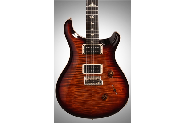 PRS Custom 24 10Top Birds Tremolo 5 vie, Black Gold Burst, Pattern Thin 85/15