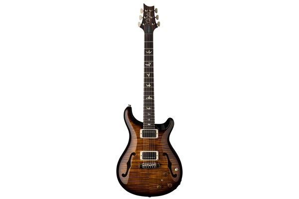 PRS Hollowbody II Piezo Black Gold Wraparound Burst 2024