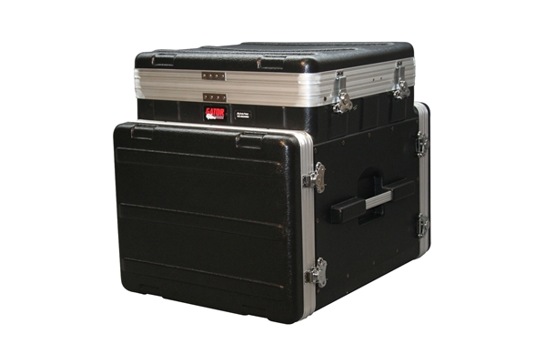 Gator Cases - GRC-10X8 PU Rack audio 10U Pop Up, 8U laterale