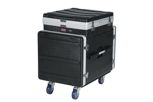 Gator Cases - GRC-12X10 PU Rack audio 12U top, 10U laterale