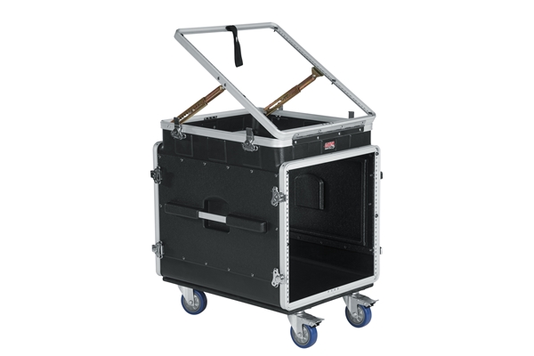 Gator Cases - GRC-12X10 PU Rack audio 12U top, 10U laterale