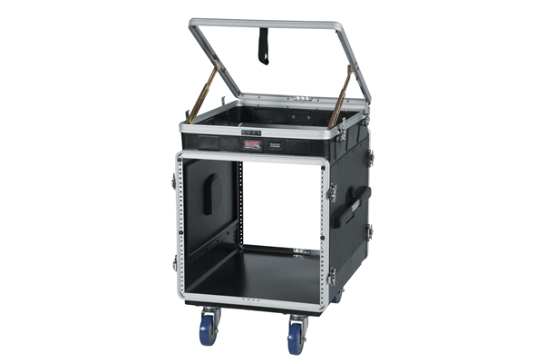 Gator Cases - GRC-12X10 PU Rack audio 12U top, 10U laterale