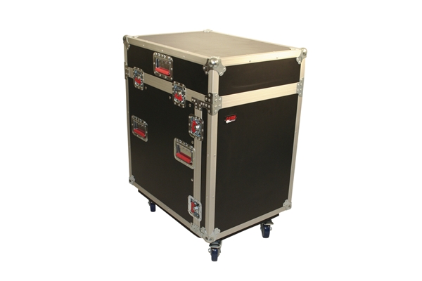 Gator Cases - G-TOUR-GRC12X12 Flight Case 12U + 12U Console Rack