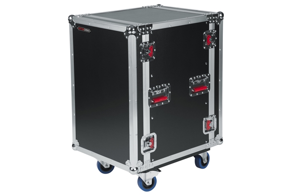 Gator Cases - G-TOUR 16U CAST Flight Case ATA da 16U Rack con rotelle