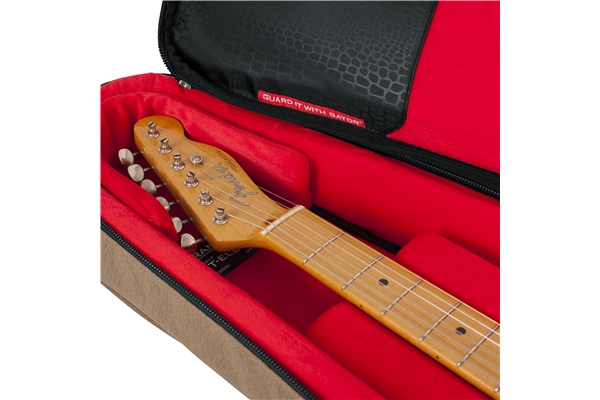 Gator Cases - GT-ELECTRIC-TAN Borsa Transit chitarra elettrica Beige