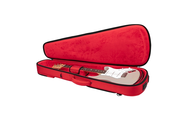 Gator Cases - G-ICONELECTRIC-25 Borsa ICON in edizione limitata per chitarra elettrica con rivestimento in nylon rosso 1000D e tracolla nascosta
