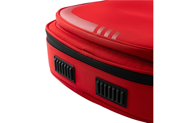 Gator Cases - G-ICONELECTRIC-25 Borsa ICON in edizione limitata per chitarra elettrica con rivestimento in nylon rosso 1000D e tracolla nascosta