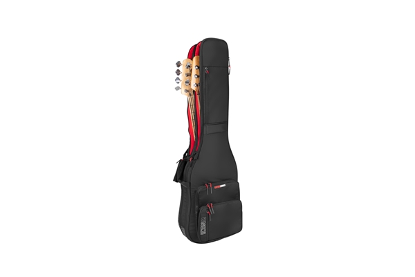 Gator Cases - G-ICONTTBASS-BLK Borsa doppia per basso e chitarra con struttura rinforzata e materiali ecosostenibili ideale per viaggiare con due strumenti