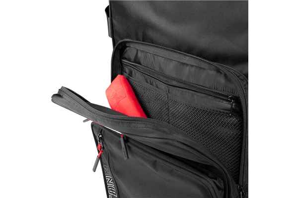Gator Cases - G-ICONTTBASS-BLK Borsa doppia per basso e chitarra con struttura rinforzata e materiali ecosostenibili ideale per viaggiare con due strumenti