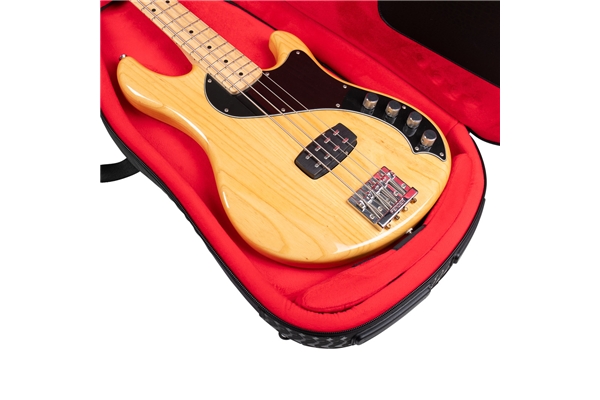 Gator Cases - G-ICONTTBASS-BLK Borsa doppia per basso e chitarra con struttura rinforzata e materiali ecosostenibili ideale per viaggiare con due strumenti
