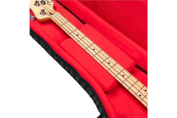 Gator Cases - G-ICONTTBASS-BLK Borsa doppia per basso e chitarra con struttura rinforzata e materiali ecosostenibili ideale per viaggiare con due strumenti