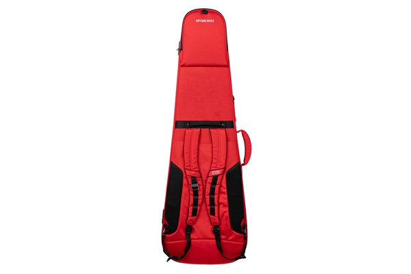 Gator Cases - G-ICONBASS-25 Borsa ICON in edizione limitata per basso elettrico con imbottitura spessa, tessuto riciclato e supporto manico regolabile