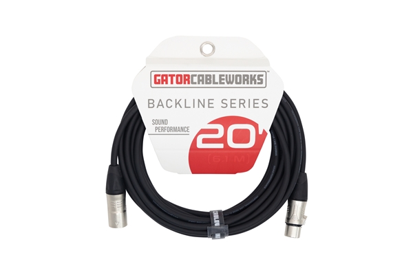 Gator Cableworks - GCWB-XLR-20 Cavo XLR 6 m Serie Backline