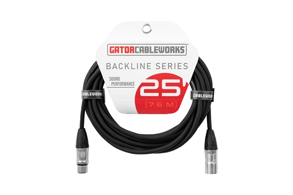 Gator Cableworks - GCWB-XLR-25 Cavo XLR 7.6 m Serie Backline