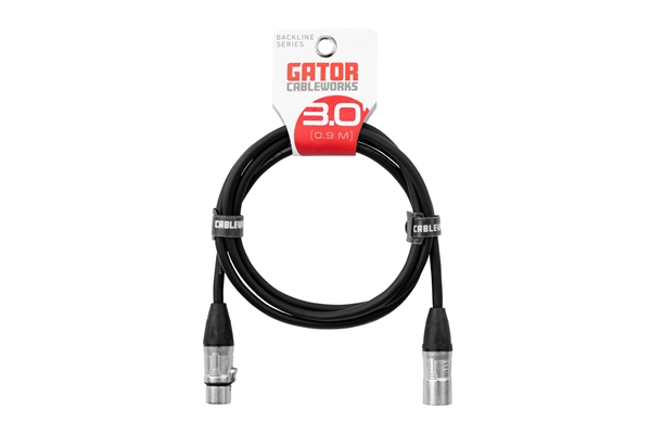 Gator Cableworks - GCWB-XLR-03 Cavo XLR 1 m Serie Backline