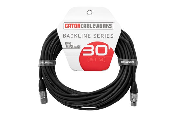 Gator Cableworks - GCWB-XLR-30 Cavo XLR 9 m Serie Backline