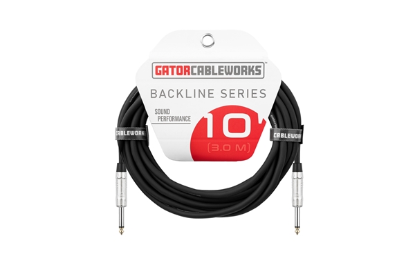 Gator Cableworks - GCWB-SPK-10 Cavo speaker jack TS dritto/dritto 3 m Serie Backline