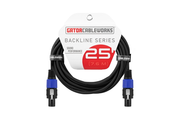 Gator Cableworks - GCWB-SPK-25-2TL Cavo speaker speakon/speakon 7.6 m Serie Backline