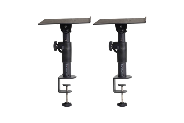 Gator Frameworks - GFWSPKSTMNDSKCMP Supporto Clamp-On per monitor da studio