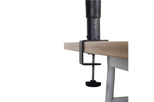 Gator Frameworks - GFWSPKSTMNDSKCMP Supporto Clamp-On per monitor da studio