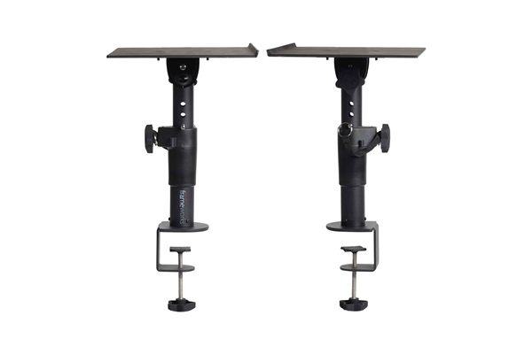 Gator Frameworks - GFWSPKSTMNDSKCMP Supporto Clamp-On per monitor da studio