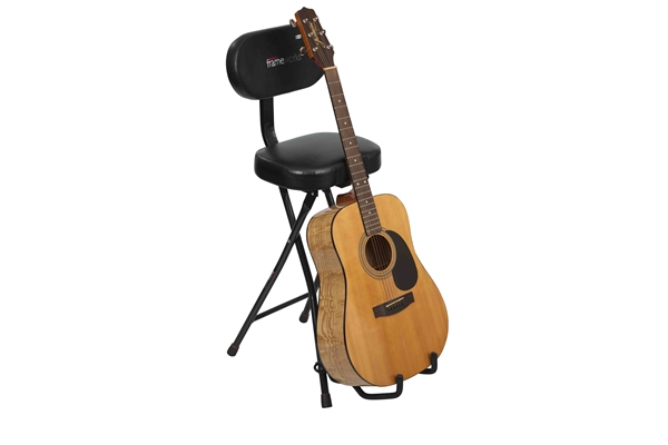 Gator Frameworks - GFW-GTR-SEAT Sgabello con stand per chitarra
