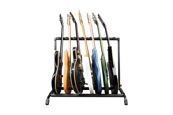 Gator Frameworks - RI-GTR-RACK7 Supporto pieghevole per 7 chitarre
