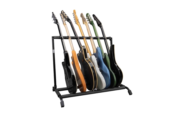 Gator Frameworks - RI-GTR-RACK7 Supporto pieghevole per 7 chitarre
