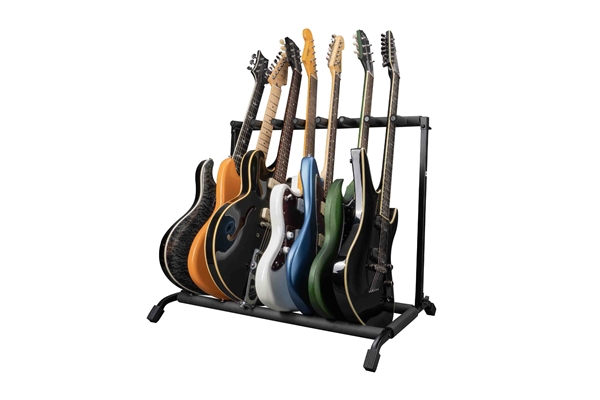 Gator Frameworks - RI-GTR-RACK7 Supporto pieghevole per 7 chitarre
