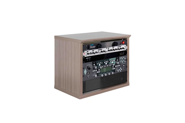 Gator Frameworks - GFW-ELITERK-8U-GRY Rack 8U in legno grigio driftwood finitura standard
