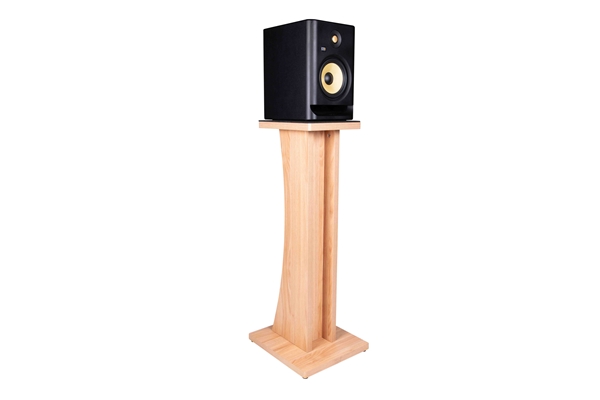 Gator Frameworks - GFW-ELITESPKSTMN-MPL Coppia di supporti per monitor da studio in legno con finitura naturale Maple opaca
