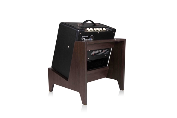 Gator Frameworks - GFW-ELITEGTRAMPSM-BRN Stand per amplificatore combo Small in finitura Dark Walnut Brown
