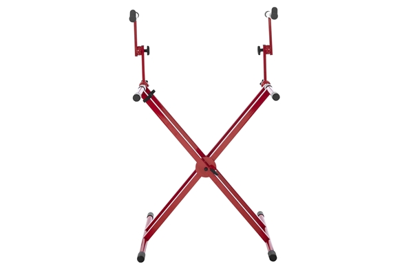 Gator Frameworks - GFW-KEY-5100XRED Supporto per tastiera a doppio livello con struttura a 