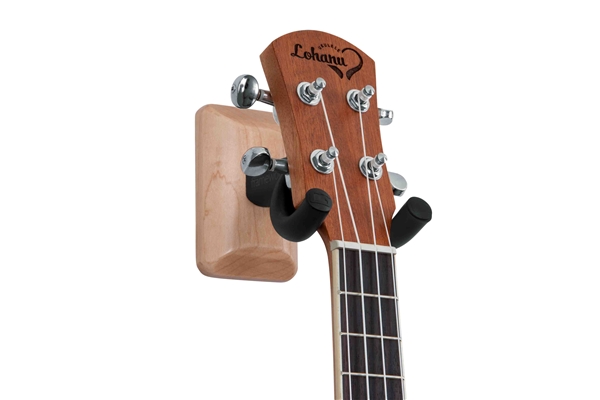 Gator Frameworks - GFW-UKE-HNGRMPL Supporto da parete per ukulele e mandolino con piastra in acero