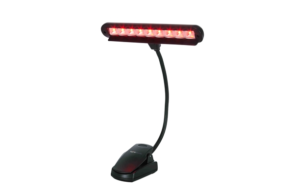 Gator Frameworks - GFWMUSLEDR - Lampada LED rossa per leggii musicali