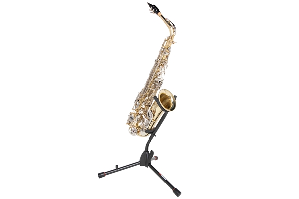 Gator Frameworks - GFW-BNO-SAXFLU Supporto a treppiede per sax alto/tenore con attacco per clarinetto o flauto
