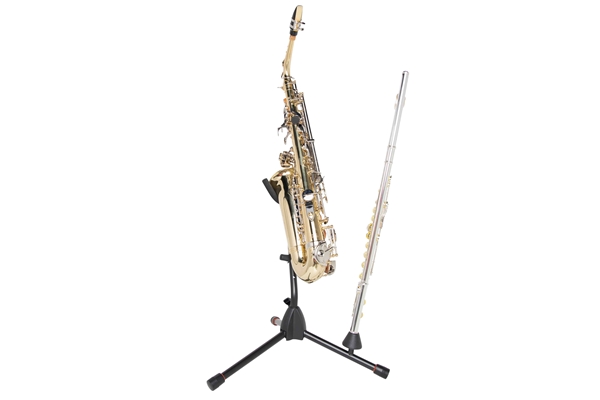 Gator Frameworks - GFW-BNO-SAXFLU Supporto a treppiede per sax alto/tenore con attacco per clarinetto o flauto
